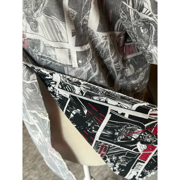Star Wars Darth Vader Storm Trooper Reverse Print Button Down